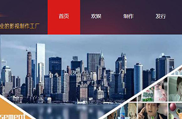  河南影視行業網站開發案例